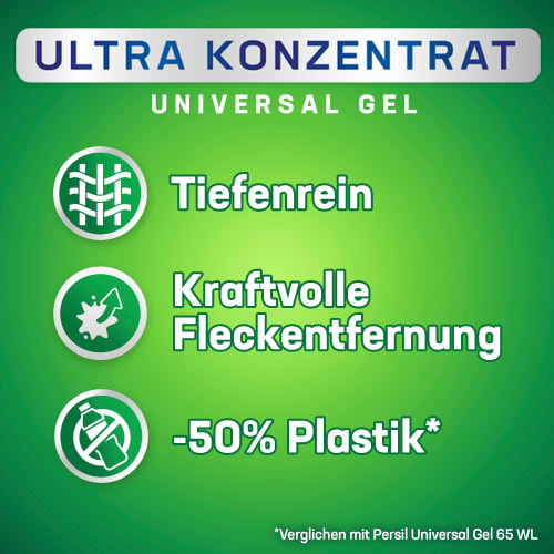 130 Ultra-Konzentrat, universal Kraft-Gel Wl Vollwaschmittel