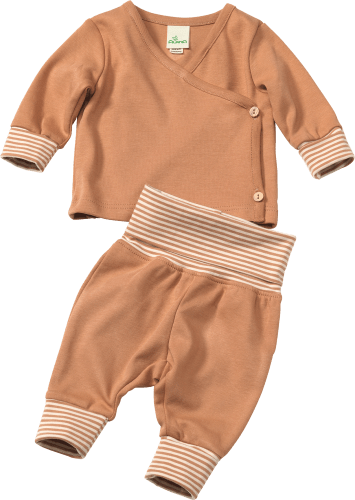 Baby Set Pro Climate, Gr. St 1 62, braun, aus Bio-Baumwolle