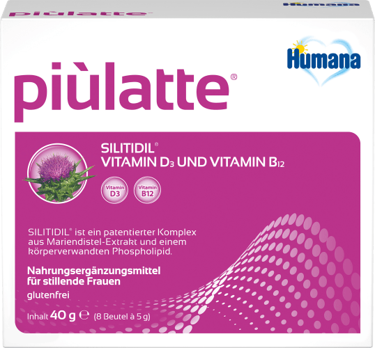 piulatte Vitamin D3 & Vitamin B12 für stillende Frauen, 40 g