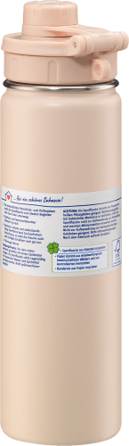 Sportflasche aus Edelstahl creme, 900 ml