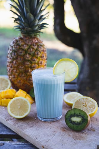 Proteinpulver 47% & Spirulina, mit Coconut Tropical g Ananas Ocean, 30