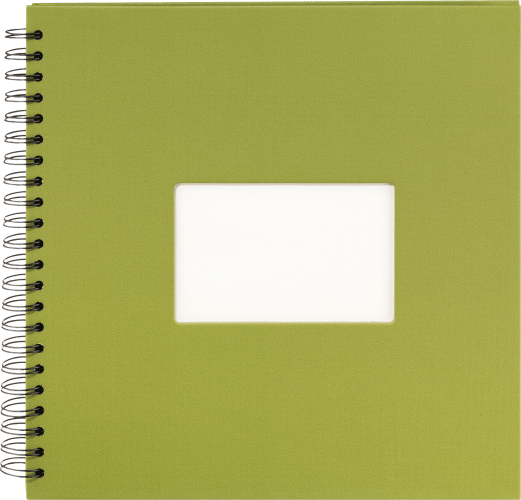 Fotoalbum Profi 30x30 cm, Grün mit weißen Innenseiten, 1 St