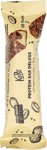 Proteinriegel 25%, Deluxe mit Erdnussbutter, 55 g