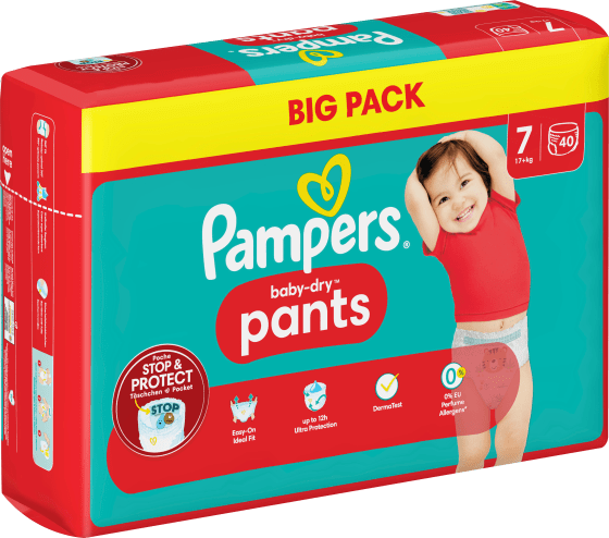 Baby Pants Baby Big Extra Gr.7 40 Dry Pack, kg), (17+ St Large