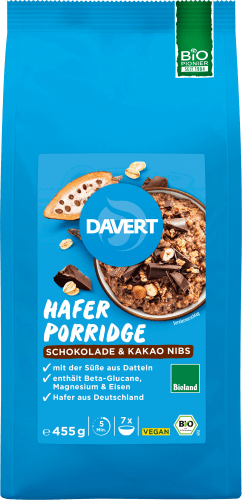 Porridge, Hafer Schokolade & Kakao Nibs, 455 g