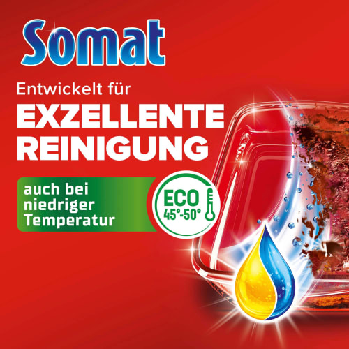 Spülmaschinen-Reiniger Excellence Duo Gel Limette Zitrone ml 928 Power Spülgänge, 58 