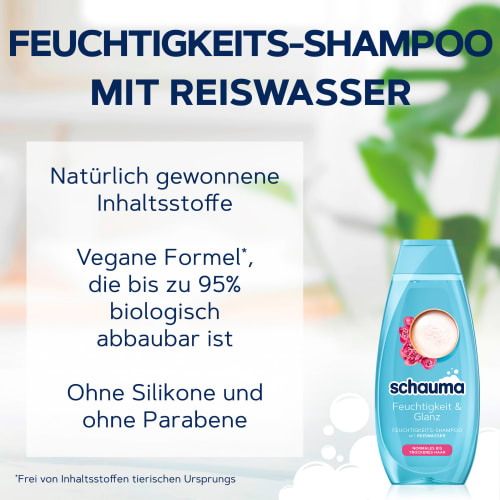 Shampoo Feuchtigkeit & Glanz, 400 ml