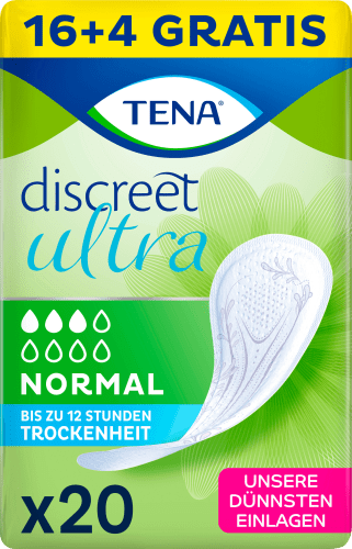 Discreet Ultra Normal Hygieneeinlage 16 Blasenschwäche, St