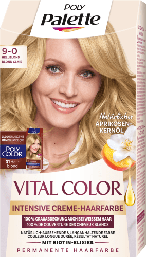 Hellblond, Color St 1 Haarfarbe 9-0 Vital