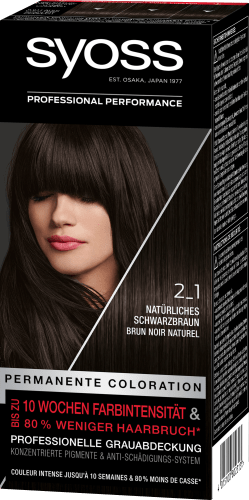 Haarfarbe 2_1 Natürliches St 1 Schwarzbraun