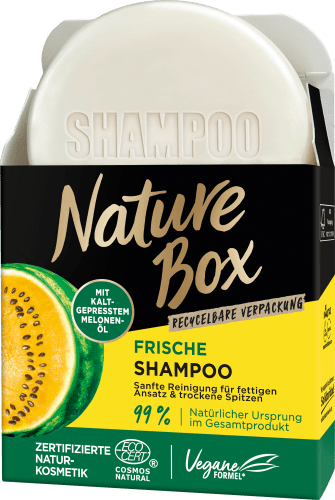 kaltgepresstem Shampoo mit Melonen-Öl, Festes g 85