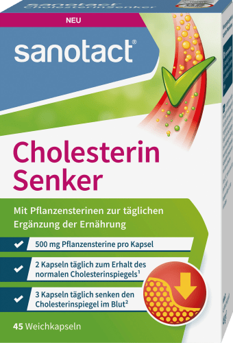 Cholesterin Senker Kapseln 45 St, 49 g
