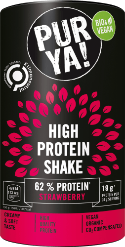 Proteinpulver Protein, Strawberry, High g 62% 500