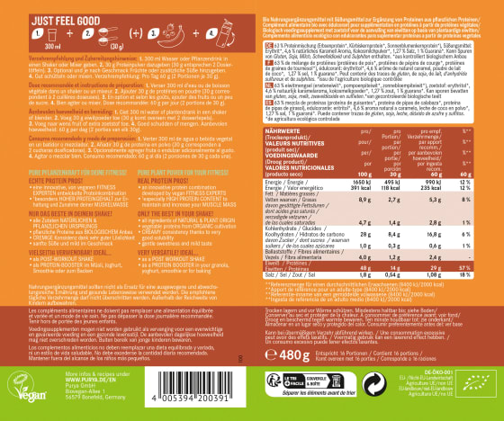 Proteinpulver 48% Caramel mit g Guarana, Salted 480