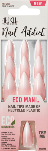Künstliche Nägel Eco Mani French Pink Ombre, 30 St
