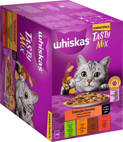 Sauce, Mix Tasty Katze kg 2,04 Nassfutter Country g), Multipack (24x85 Collection in