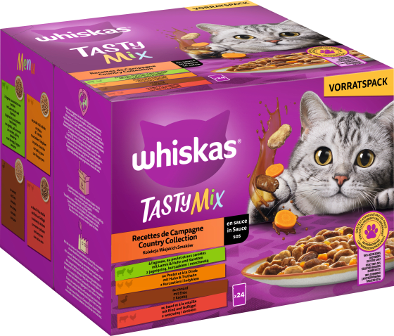 in Tasty (24x85 Country Nassfutter Collection kg Sauce, 2,04 Katze Mix g), Multipack