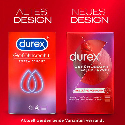 Kondome Gefühlsecht Extra St 8 Feucht, Breite 56mm