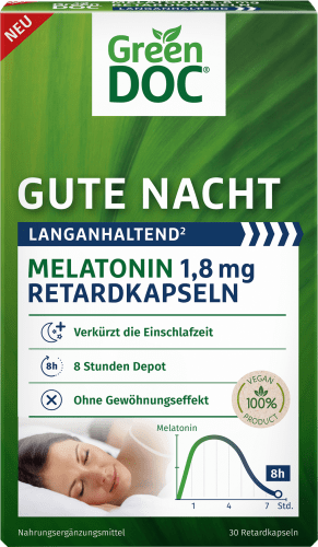 Melatonin 1,8mg Retardkapseln St, 9,6 g 30