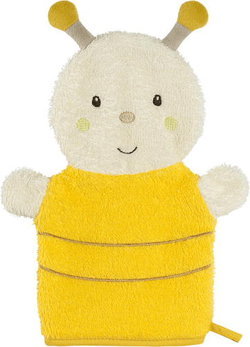 Waschhandschuh Biene, 1 St | Badezubehör für Baby & Kind