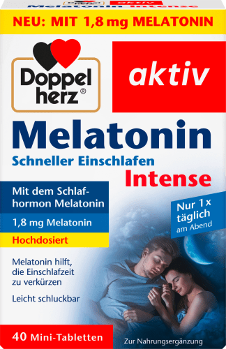 Melatonin Schneller Einschlafen Intense 40 St, 3,7 g