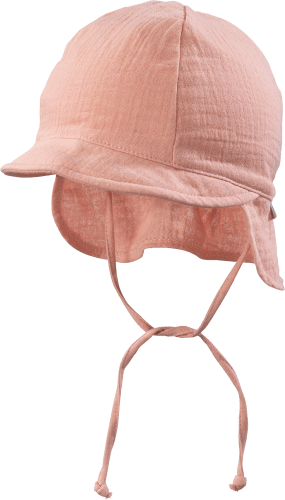 Baby Mütze, Gr. 46/47, aus Bio-Baumwolle, rosa, 1 St