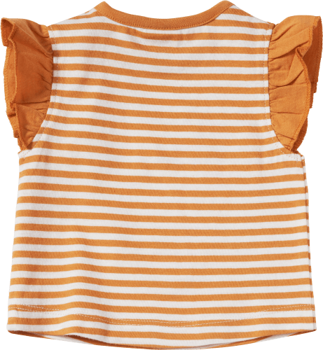 Baby Shirt, 1 aus St 56, Gr. Bio-Baumwolle, orange