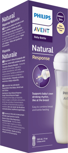 Babyflasche Natural Response weiß, ab dem 3. Monat, 330ml, 1 St