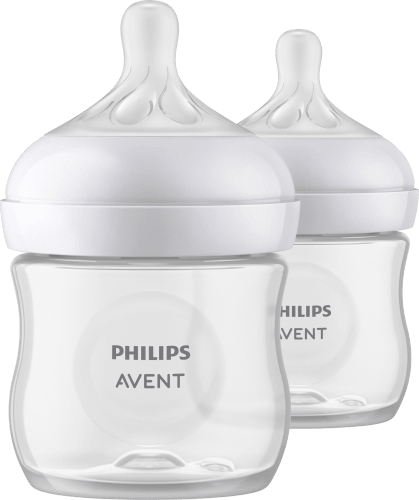 Babyflasche Natural Response weiß, an, Doppelpack, 125ml, Geburt von 1 St