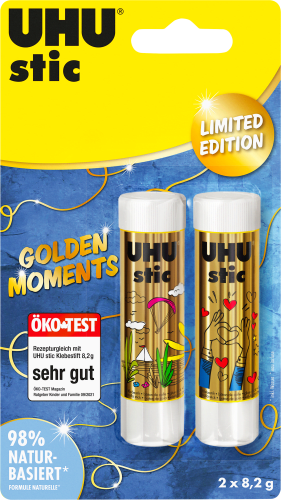 Klebestifte Golden Moments ohne Lösungsmittel St 8,2 2 (2 x g)