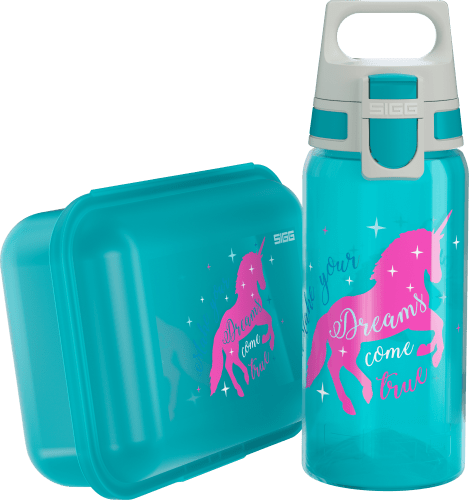 Set Lunchbox und Flasche VIVA türkis, 1 St | Babyflaschen & Kinderflaschen