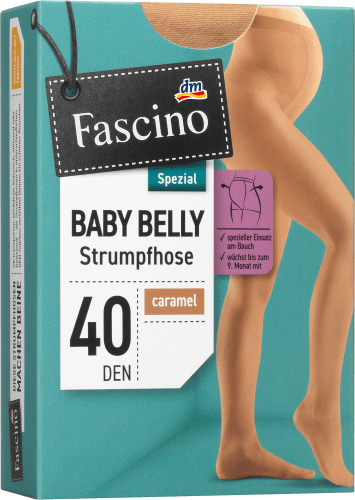Schwangerschafts-Strumpfhose caramel Gr. 46/48, 40 DEN, 1 St
