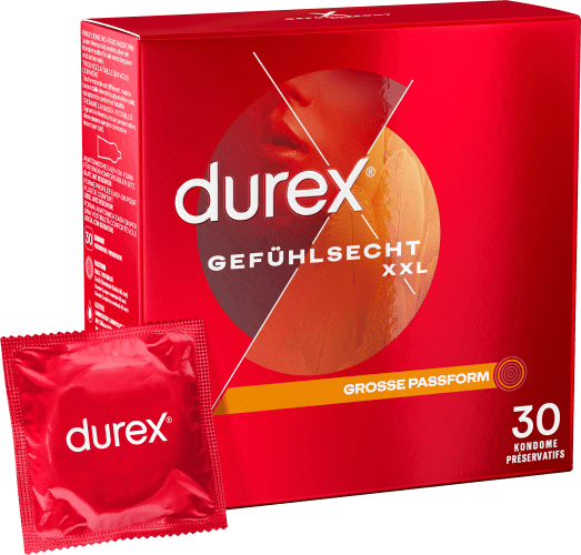Kondome Gefühlsecht Extra Groß XXL, Breite 60mm, 30 St