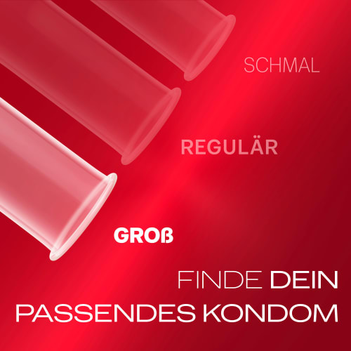 Groß Kondome Extra 60mm, Gefühlsecht Breite St 30 XXL,