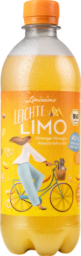 Orange-Mango-Passionsfrucht Limo, 500 ml