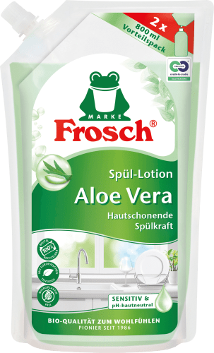 Spülmittel-Lotion Aloe Vera Nachfüllbeutel, 800 ml