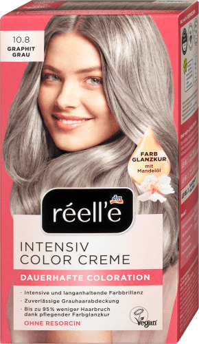 10.8 St 1 Graphit Haarfarbe Grau,