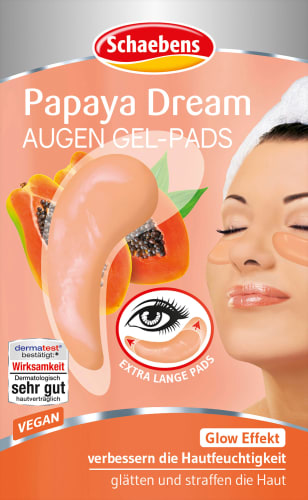 2 Gel-Pads Paar), (1 St Papaya Dream Augen