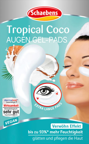 Augen Gel-Pads Tropical Coco (1 Paar), 2 St