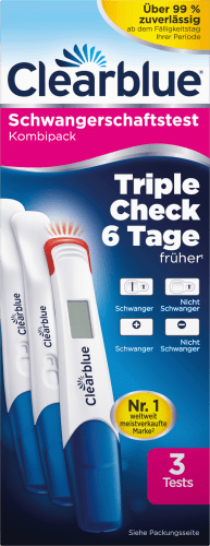 Früh 3 Triple 3 Ultra Tests, St Schwangerschaftstest Check