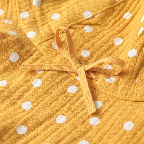 Baby Mütze, Gr. St aus gelb, 1 46/47, Bio-Baumwolle