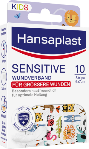 Wundverband Sensitive Kids (6 x 10 St 7cm)
