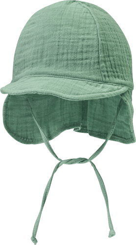 Baby Mütze, Gr. 44/45, aus Bio-Baumwolle, grün, 1 St