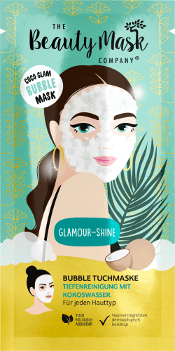 Tuchmaske Coco Glam Bubble, 1 St | Gesichtsmaske