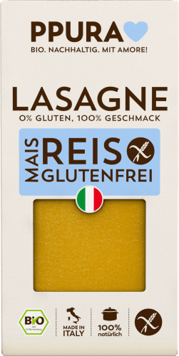 aus Mais/Reis, glutenfrei, Lasagne 250 g Nudeln,
