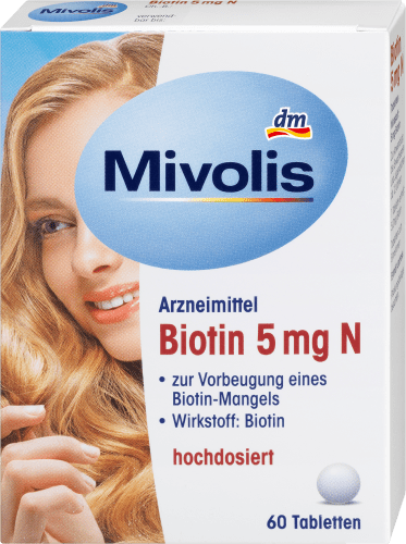 Biotin 5 mg Tabletten, St N, 60