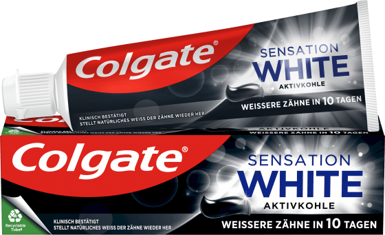 Aktivkohle, White 75 ml Zahnpasta Sensation