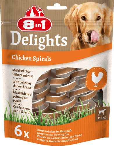 Hundeleckerli Delights Spirals, g Chicken 60