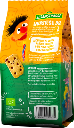 Cracker Kindersnack g & Jahren, Bert, 125 3 Chia ab Leinsamen