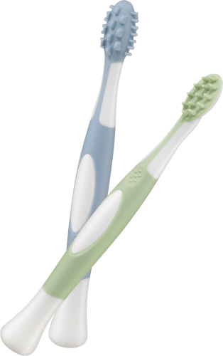 Zahnpflege-Lernset grün-blau, 2 St